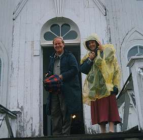 Visiting IrishMonument on Grosse-Ile, Quebec, Canada 1997