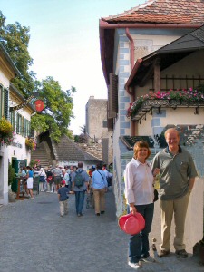 In Dürnstein one of the many very interesting towns