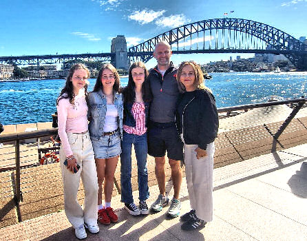 Cathal's Family in Sydney